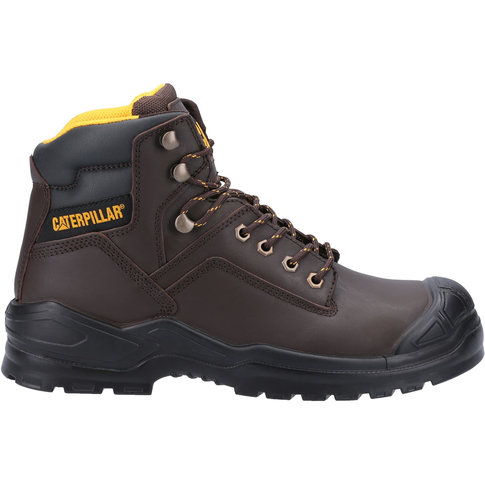 Caterpillar Striver Bump Steel Toe S3 Src Philippines - Mens Work Boots - Brown 80349QBOZ